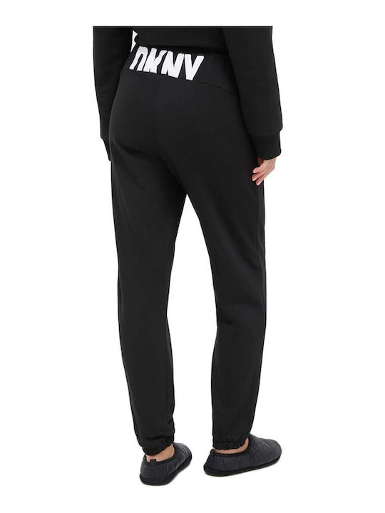 DKNY Зимна Дамски Панталон Пижама Черен DKNY Зимна Дамски Панталон Пижама Черен