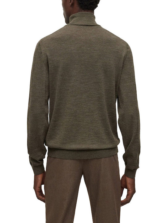 Hugo Boss Men's Long Sleeve Sweater Khaki