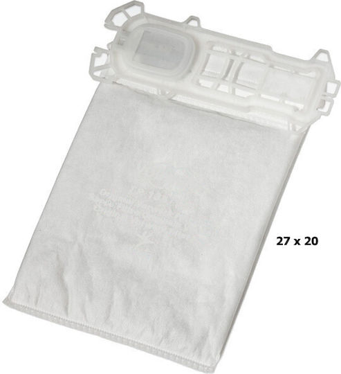 Unibags 2037 Microfiber Staubsaugerbeutel 5Stück Kompatibel mit Staubsauger Vorwerk