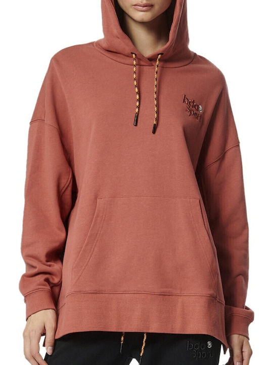 Women's Sweatshirt Hooded Burgundy