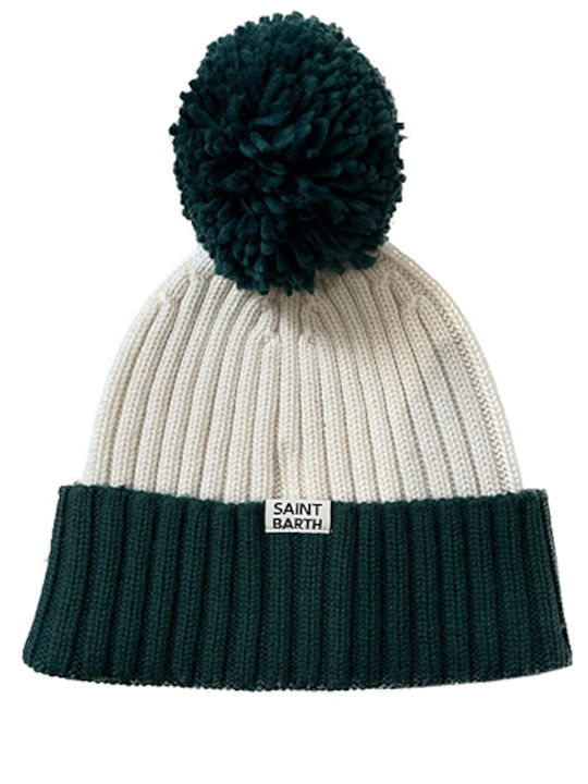 MC2 Knitted Beanie Cap White