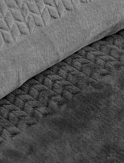 Madi Sofa Blanket 125x170cm Anthracite Madi Sofa Blanket 125x170cm Anthracite