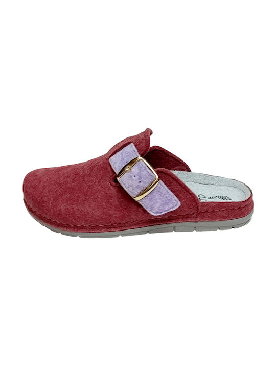 Fild Anatomic Winter Women's Slippers in Burgundy color