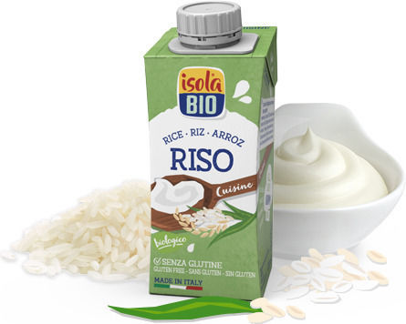 Isola BIO Βιολογική Κρέμα Μαγειρικής Ρυζιού Χωρίς Γλουτένη 200ml