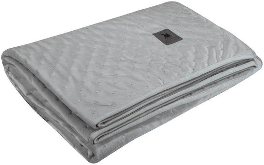 Greenwich Polo Club 3430 Покривало Кингсайз Микрофибър Silver 240x250см