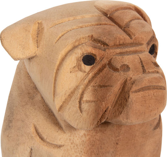 HomeMarkt Decorative Figure made of Wood Dozer 1pcs