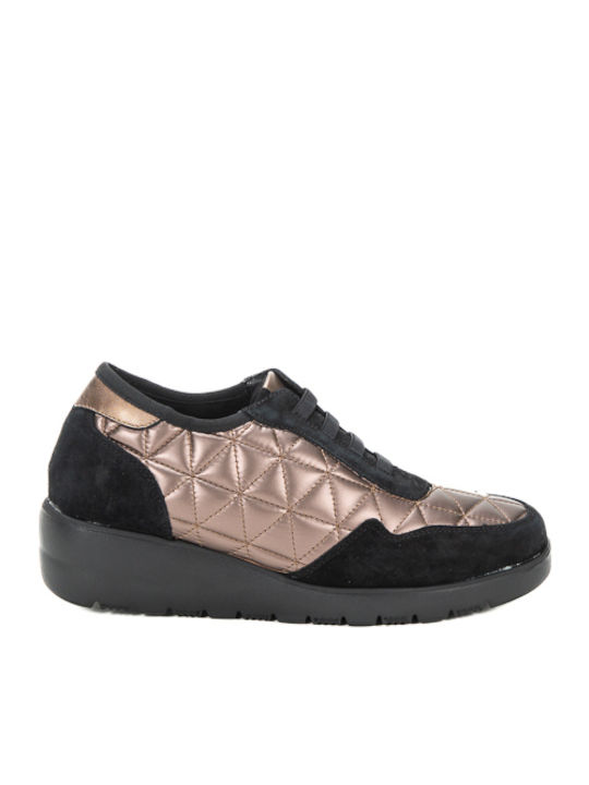 Damen Sneakers Gold