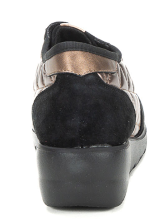 Damen Sneakers Gold