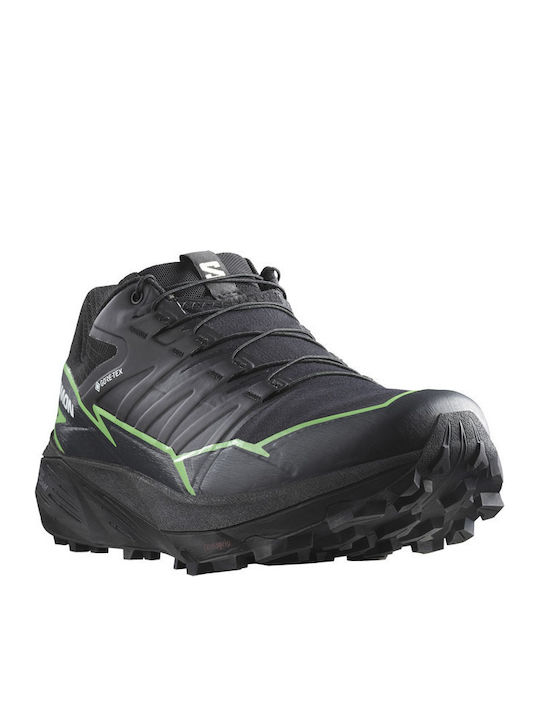Salomon Thundercross Herren Wanderschuhe Wasserdicht mit Gore-Tex-Membran Schwarz
