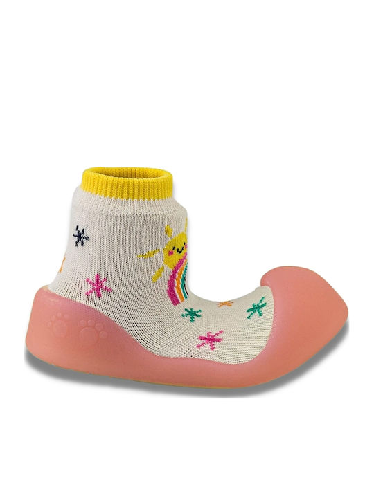 BigToes Lange Kinder Haussocken Bunte