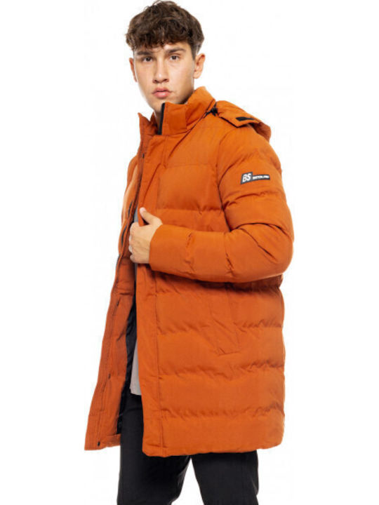 Winter Jacke Puffer Orange
