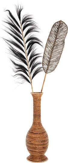 Decorative Feather Bamboo Black 200cm Freebox