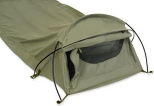 Defcon 5 Bivi Tent & Compression Bag Winter Camping Tent Climbing Khaki for 1 People Waterproof 5000mm 230x50x80cm