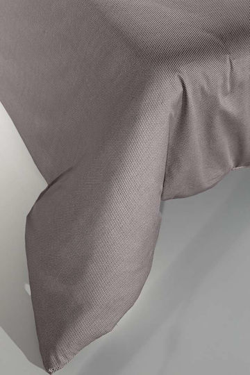 Guy Laroche Duvet Cover Cotton Satin Queen 225x245 Minimal Melanze
