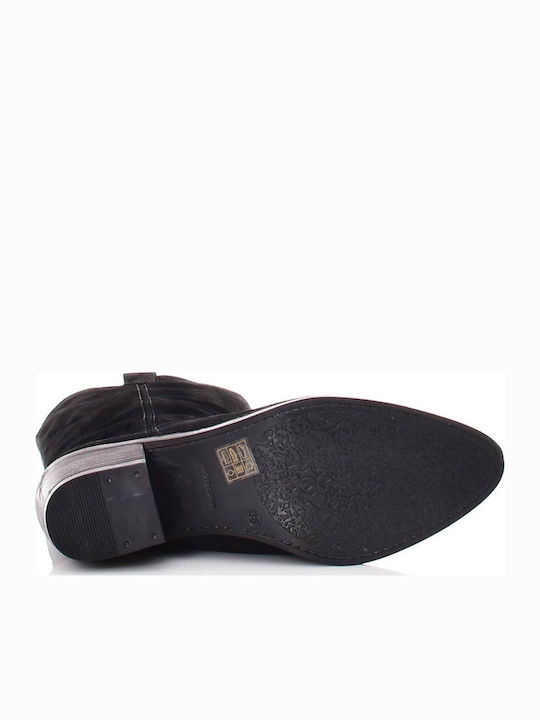 Suede Γυναικείες Μπότες Μαύρες