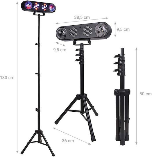 Light4me Προβολέας LED PAR Bar RGB