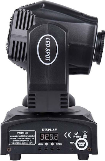 Light4me Φωτορυθμικό Spot LED DMX Mini RGB