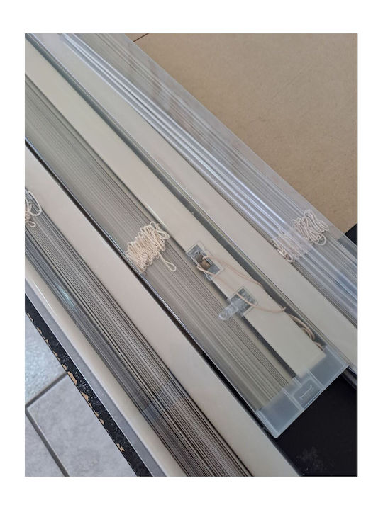 Jalousie Shade Blind Aluminum in Beige Color L70xH175cm