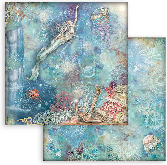 Stamperia Sea Scrapbooking 10τμχ