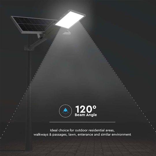 V-TAC Street Solar Light 40W 2500lm Cold White 6500K with Remote Control IP65 20cmx53cmcm