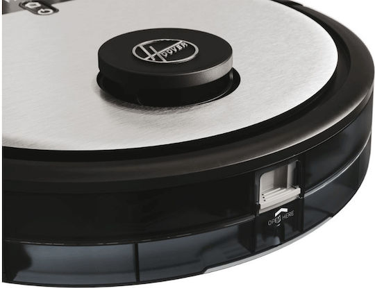 Hoover HG5 Прахосмукачка Робот с Картографиране Лазер и Всмукателна Мощност 2300Pa Блестящ Сив