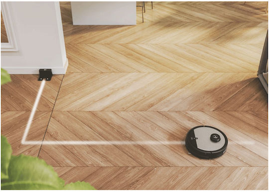 Hoover HG5 Прахосмукачка Робот с Картографиране Лазер и Всмукателна Мощност 2300Pa Блестящ Сив
