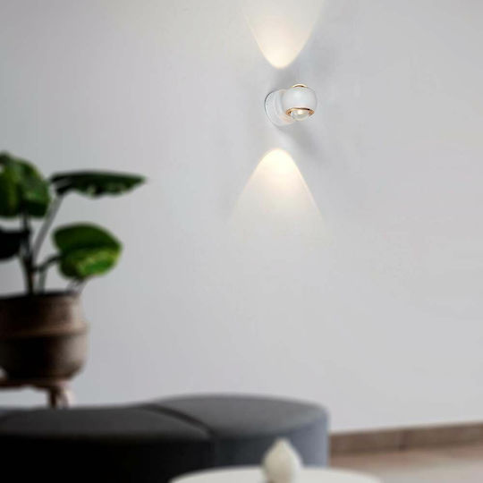 V-TAC Φωτιστικό Τοίχου LED Λευκό 13.5x10εκ. V-TAC Φωτιστικό Τοίχου LED Λευκό 13.5x10εκ.
