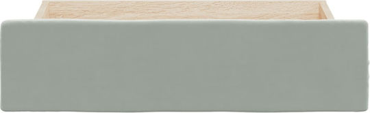 vidaXL Bed Drawer made of Wood in Gray Color 67x50x16cm 2pcs