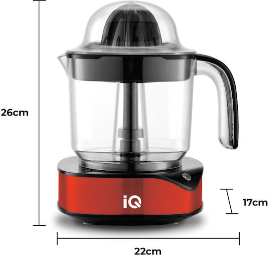 IQ Rosso Storcător electric 40W cu capacitate 1.2lt Roșu