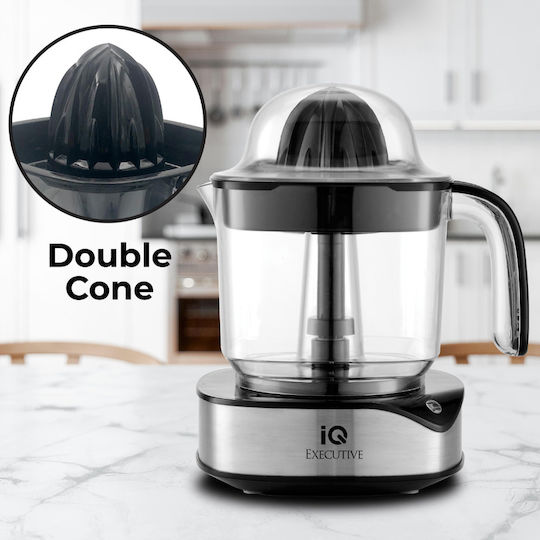 IQ Executive Electric Juicer 40W with 1.2lt Capacity Inox Gray