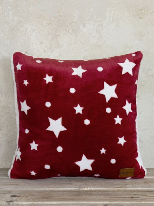 Nima Christmas Decorative Pillow Star Square Red 45x45cm