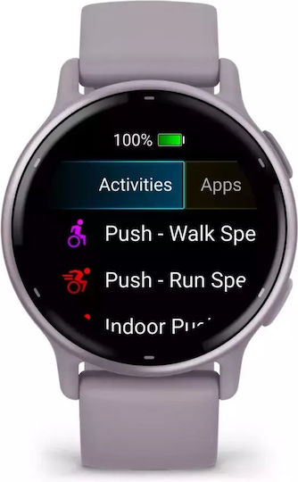 Garmin Vivoactive 5 Aluminium 42mm Waterproof Smartwatch with Heart Rate Monitor (Orchid)