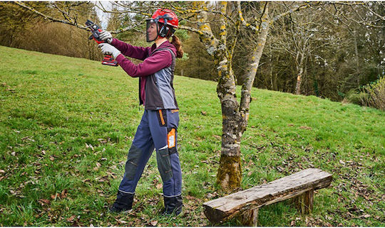 Einhell GE-PS 18 15 Li Pruning Battery Chainsaw Solo Brushless 18V 1.11kg with Blade 12.5cm