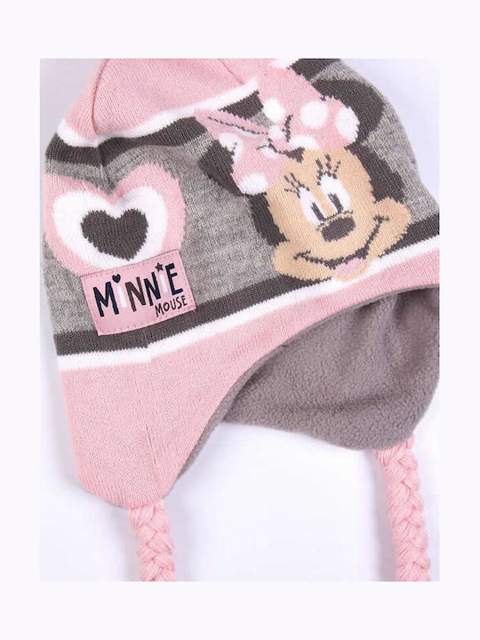 Minnie Mouse Παιδικό Σκουφάκι Πλεκτό Ροζ