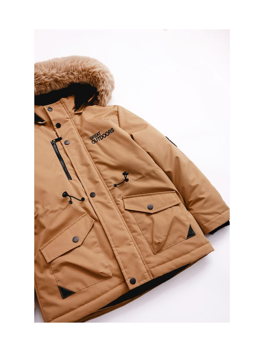 Funky Boys Parka Brown