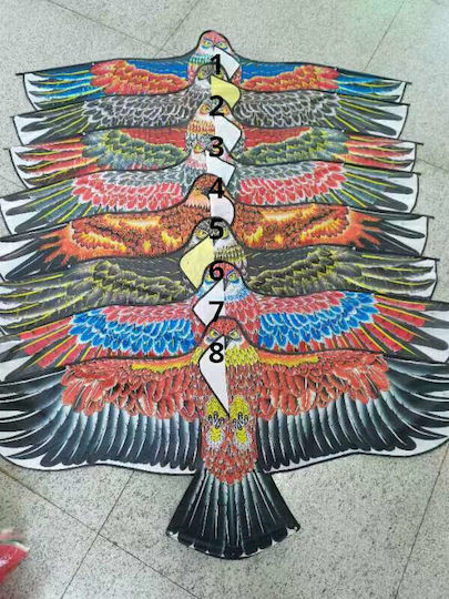 Kite Fabric with Twine & Storage Bag 50x160cm 1pcs