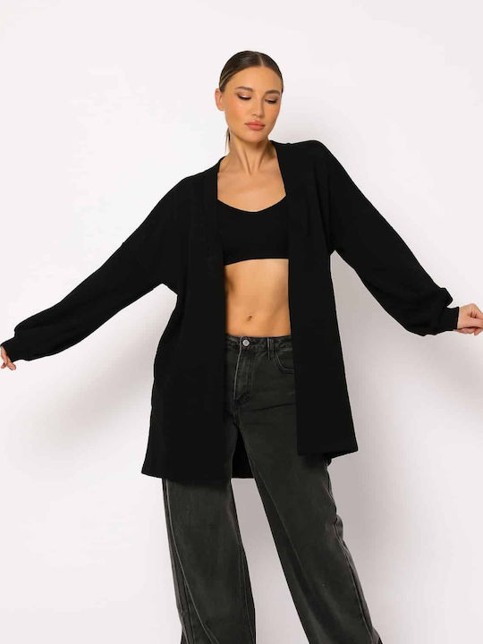 Noobass Women's Knitted Cardigan Black