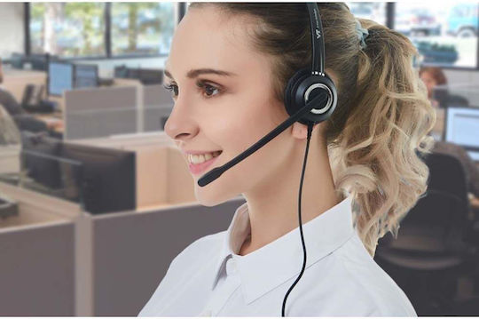Vbet VT6200UNC VOIP Headset QD RJ9, 2.5mm, 3.5mm & USB
