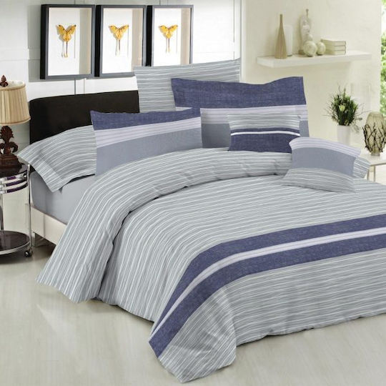 Le Blanc Brooklyn Σετ Σεντόνια Υπέρδιπλα 240x270εκ. Ice (4τμχ)
