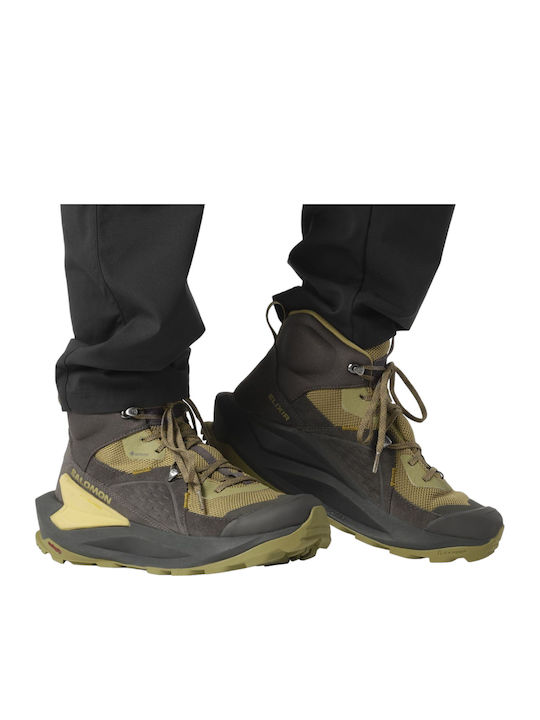 Salomon Elixir Men's Hiking Boots Waterproof with Gore-Tex Membrane Black
