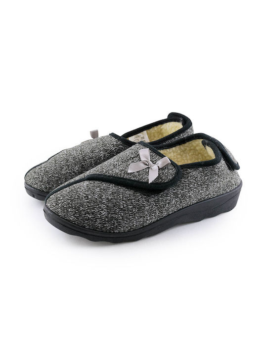 Love4shoes Închis Women's Slippers Black