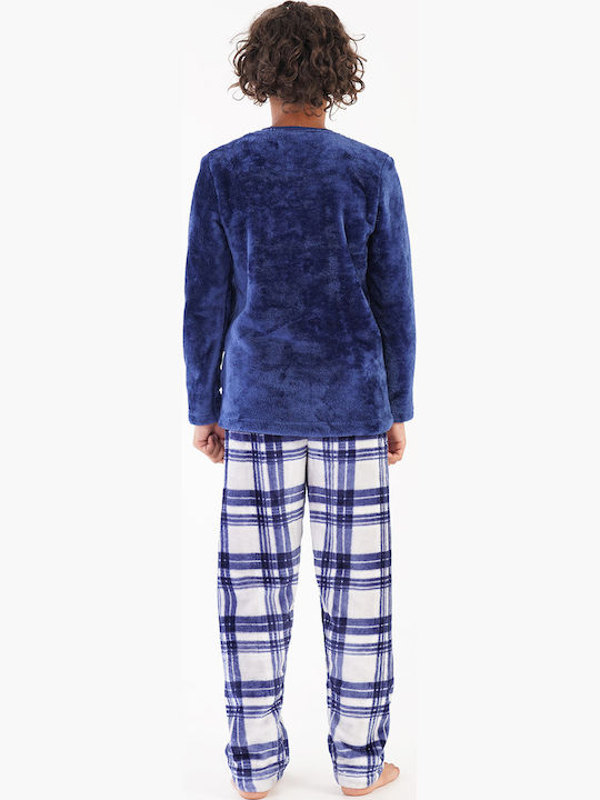 Vienetta Secret Kids' Pajamas Winter Navy Blue