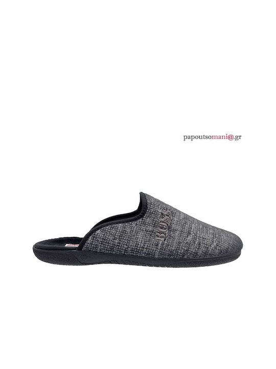 Adam's Shoes Men's Slipper Black