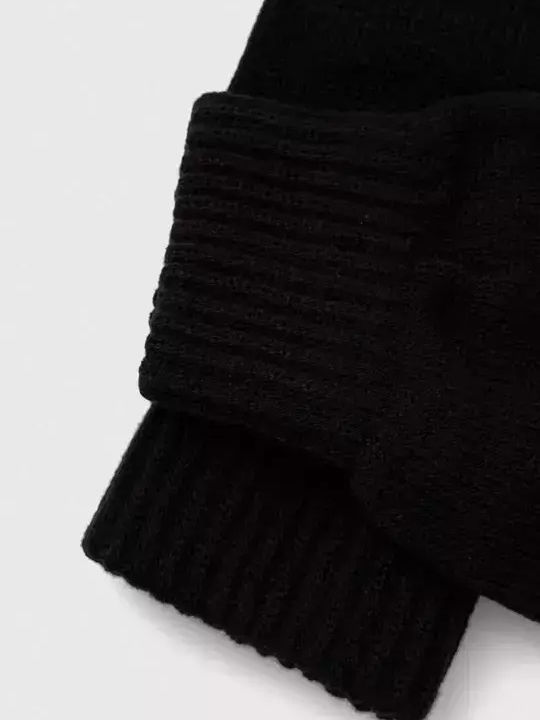Unisex Knitted Gloves Black