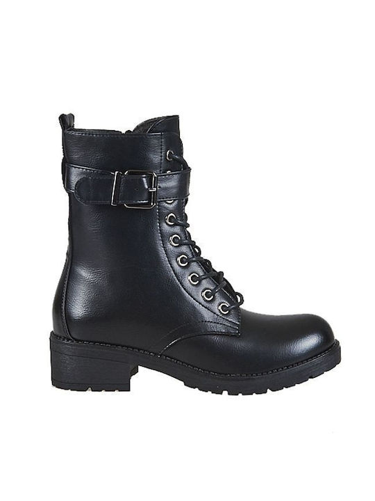 Elenross Women's Combat Boots Black