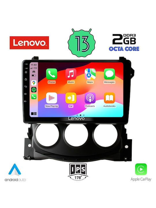 Lenovo Sistem Audio Auto pentru Nissan 370Z 2009-2012 (Bluetooth/USB/WiFi/GPS/Apple-Carplay/Android-Auto) cu Ecran Tactil 9"