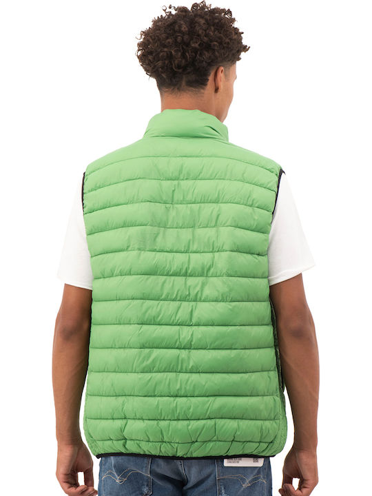 Cody Ärmellos Winter Jacke Marineblau