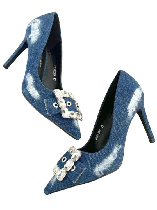 Sushi's Closet Pointed Toe Blue High Heels