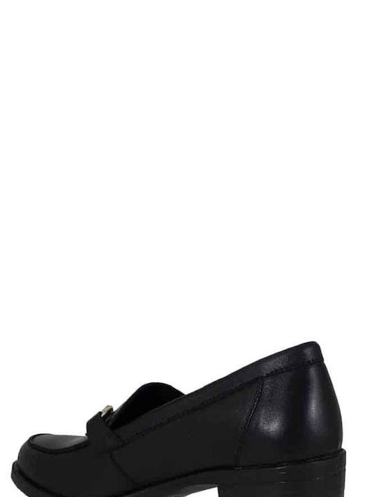 Ragazza Leather Black Heels