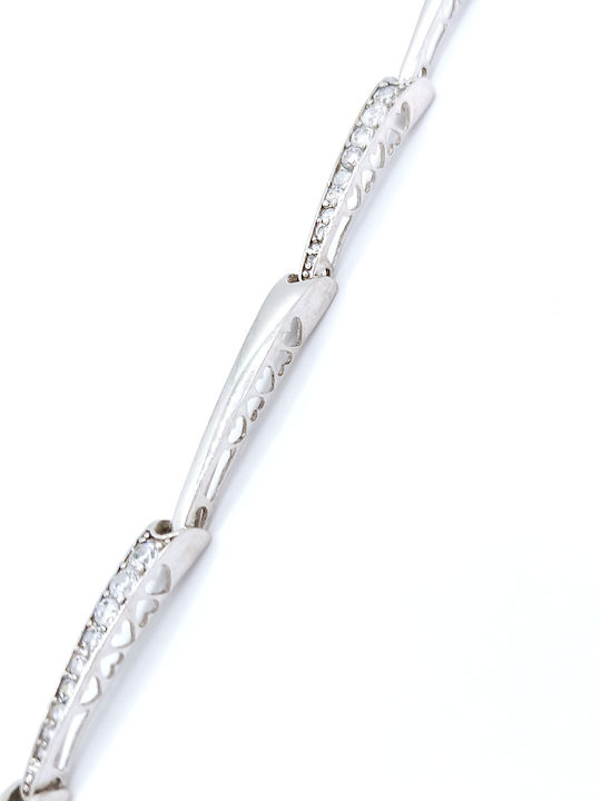 PS Silver Damen Armband Riviera aus Silber mit Zirkon